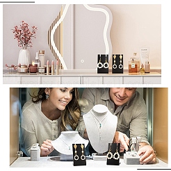 Acrylic Earring Display Stands&nbsp;EDIS-WH0029-15A-WH