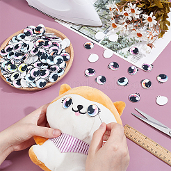24 Pairs 12 Colors Felt Craft Doll Eye&nbsp;PATC-NB0001-60