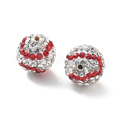 Polymer Clay Rhinestone Beads&nbsp;PORC-A027-01A
