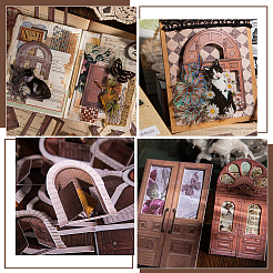 5 Sets 5 Styles Windows Themes Paper Stickers&nbsp;DIY-SP0005-60