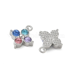 304 Stainless Steel with Rhinestone Pendants&nbsp;SA-CBA49D2-08P-02