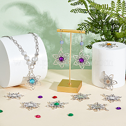 DIY Flower Pendant Making Kit&nbsp;DIY-GA0004-70