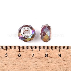 Imitation Jade Glass European Beads&nbsp;GPDL-N004-B14mm-A04