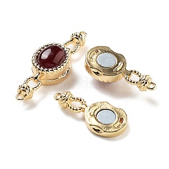 Brass Magnetic Clasps&nbsp;KK-C066-09G