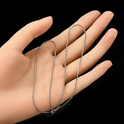 Brass Round Snake Chain Necklace for Men Women&nbsp;MAK-YW0001-11
