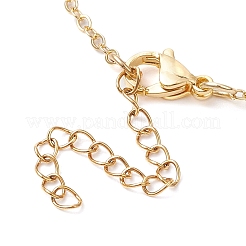 Plum Blossom Glass Links Necklace and Bracelet Sets&nbsp;SJEW-JS01293-02