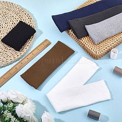 6Pcs 6 Colors Cotton Spandex Long Elastic Rib Cuffs&nbsp;AJEW-GF0014-32