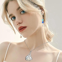 3Pcs 3 Styles 304 Stainless Steel Macrame Pouch Pendant Necklaces&nbsp;NJEW-YW00006