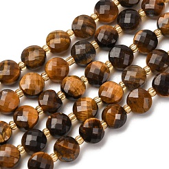Natural Tiger Eye Beads Strands&nbsp;G-K332-B03-01