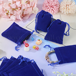 20Pcs Rectangle Velvet Drawstring Pouches&nbsp;TP-TA0001-03B