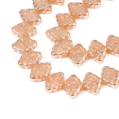 Electroplate Glass Beads Strand&nbsp;EGLA-S188-20