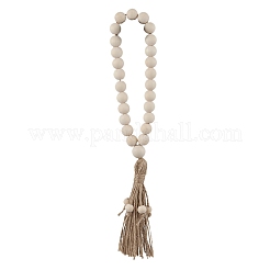 Handmade Wood Beads Door Hanging Ornaments&nbsp;HJEW-JM02971