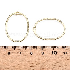 Oval Rack Plating Alloy Pendants&nbsp;PALLOY-T090-01G-B-NR