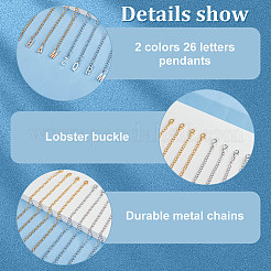 Letter A~Z Alloy Cup Handle Pendant Decorations&nbsp;HJEW-AB00426
