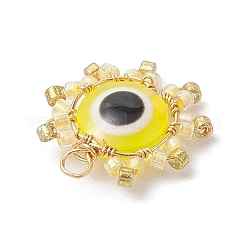 Seed Beads Pendants&nbsp;PALLOY-MZ00220