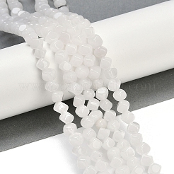 Natural White Jade Beads Strands&nbsp;G-A257-A04-01
