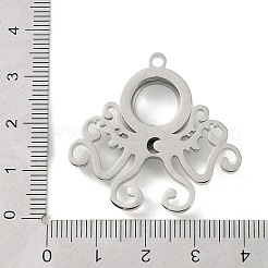 304 Stainless Stee Locket Pendants&nbsp;STAS-S132-02P
