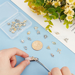 Alloy Rhinestone Cabochons&nbsp;MRMJ-AR0001-11
