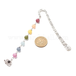 Tibetan Style Alloy Bookmarks&nbsp;AJEW-JK00182-04