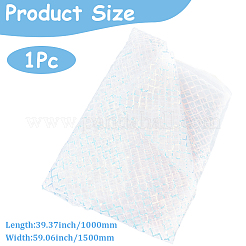 1M Polyester & PVC Sequined Mesh Fabric&nbsp;DIY-CY0003-54B