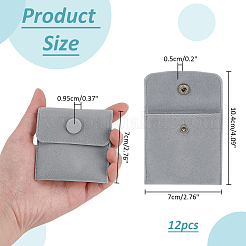 12Pcs Square Velvet Jewelry Bags&nbsp;TP-NB0001-59A