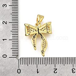 Brass Micro Pave Cubic Zirconia Pendants&nbsp;KK-Q066-09A-G