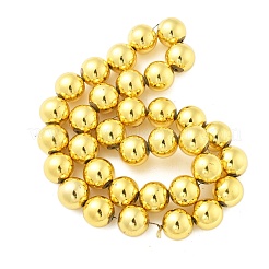 Synthetic Magnetic Hematite Beads Strands&nbsp;G-M095-B01-01G
