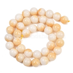 Dyed Natural White Jade Beads Strands&nbsp;GG-CBAD029-A01-10mm