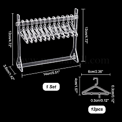 1 Set Transparent Acrylic Earring Display Stands&nbsp;EDIS-PH0001-55A