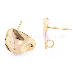 Brass Stud Earrings Findings&nbsp;KK-R116-017-NF