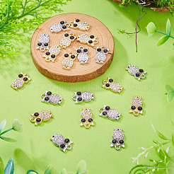 20Pcs 2 Colors Alloy Rhinestone Charms&nbsp;RB-TA0001-38