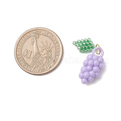 Glass Seed Beaded Pendants&nbsp;PALLOY-MZ00884