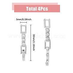 4Pcs Brass Extender Chain&nbsp;FIND-FH0009-25A