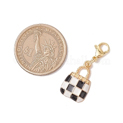 Bag Alloy Enamel Pendant Decoration&nbsp;HJEW-JM02935