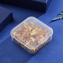 Iron Ribbon Crimp Ends&nbsp;IFIN-YW0001-13G-LF