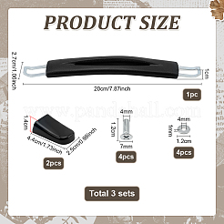 PVC Suitcase Handles Replacement Accessories&nbsp;FIND-WH0173-383