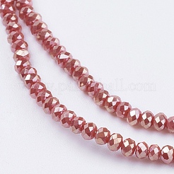 Electroplate Glass Beads Strands&nbsp;X-GLAA-F078-FR07