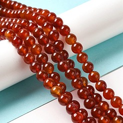 Natural Carnelian Beads Strands&nbsp;X-G-G390-8mm-03