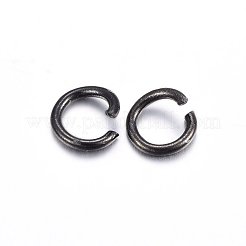 Ion Plating(IP) 304 Stainless Steel Open Jump Rings&nbsp;STAS-H467-03B-6MM
