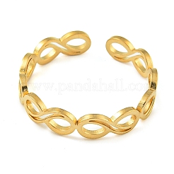 304 Stainless Steel Adjustable Open Rings&nbsp;LS-RJEW-S237-02G