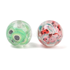 Fruit Theme Transparent Resin & Polymer Clay Beads&nbsp;RE-CBAC4C7-05
