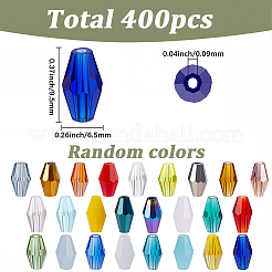 400Pcs 2 Bags Electroplate Glass Beads&nbsp;GLAA-SC0003-36B