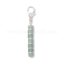 7Pcs Natural & Synthetic Mixed Stone Pendant Decorations&nbsp;HJEW-JM03688