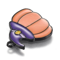Halloween Theme Alloy Enamel Pendants&nbsp;ENAM-J649-07B