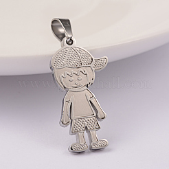 Boy 304 Stainless Steel Pendants&nbsp;STAS-M245-28