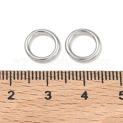 304 Stainless Steel Closed Jump Rings&nbsp;STAS-G393-06P-02