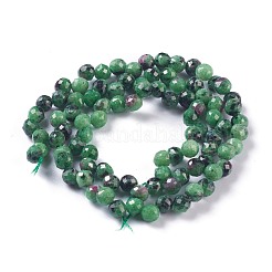 Natural Ruby Zoisite  Beads Strands&nbsp;G-H243-16