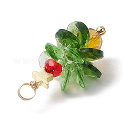 Christmas Theme Glass Pendants&nbsp;PALLOY-JF02863