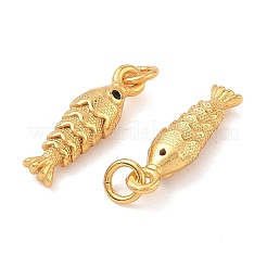 Brass Micro Pave Cubic Zirconia Charms&nbsp;KK-K364-45G
