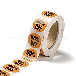 Percent Off Round Roll Stickers&nbsp;DIY-D078-05